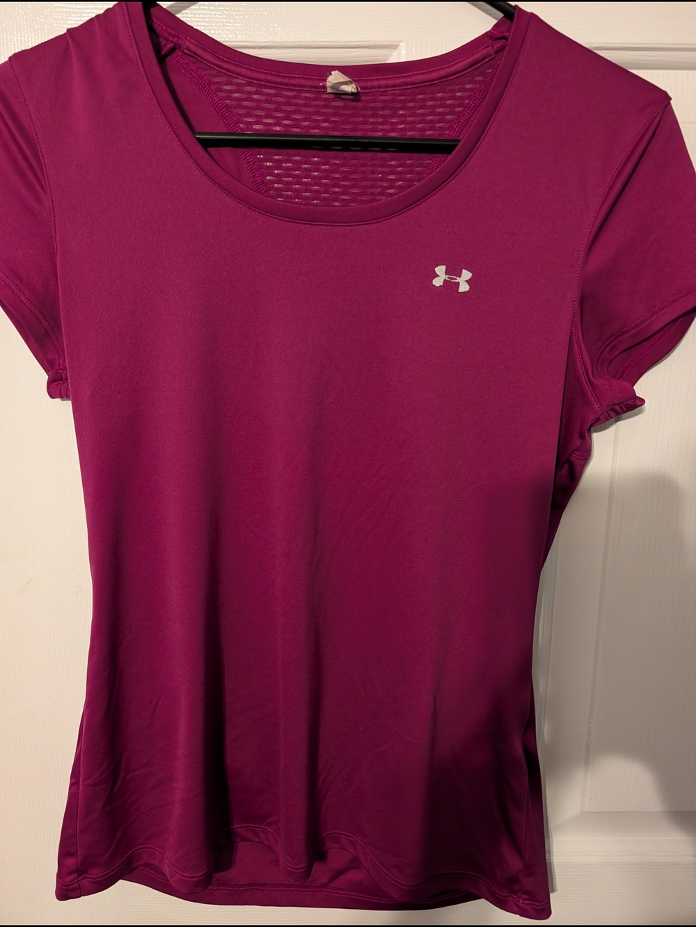 Under Armour Women's Magenta Performance Short Sleeve Tee